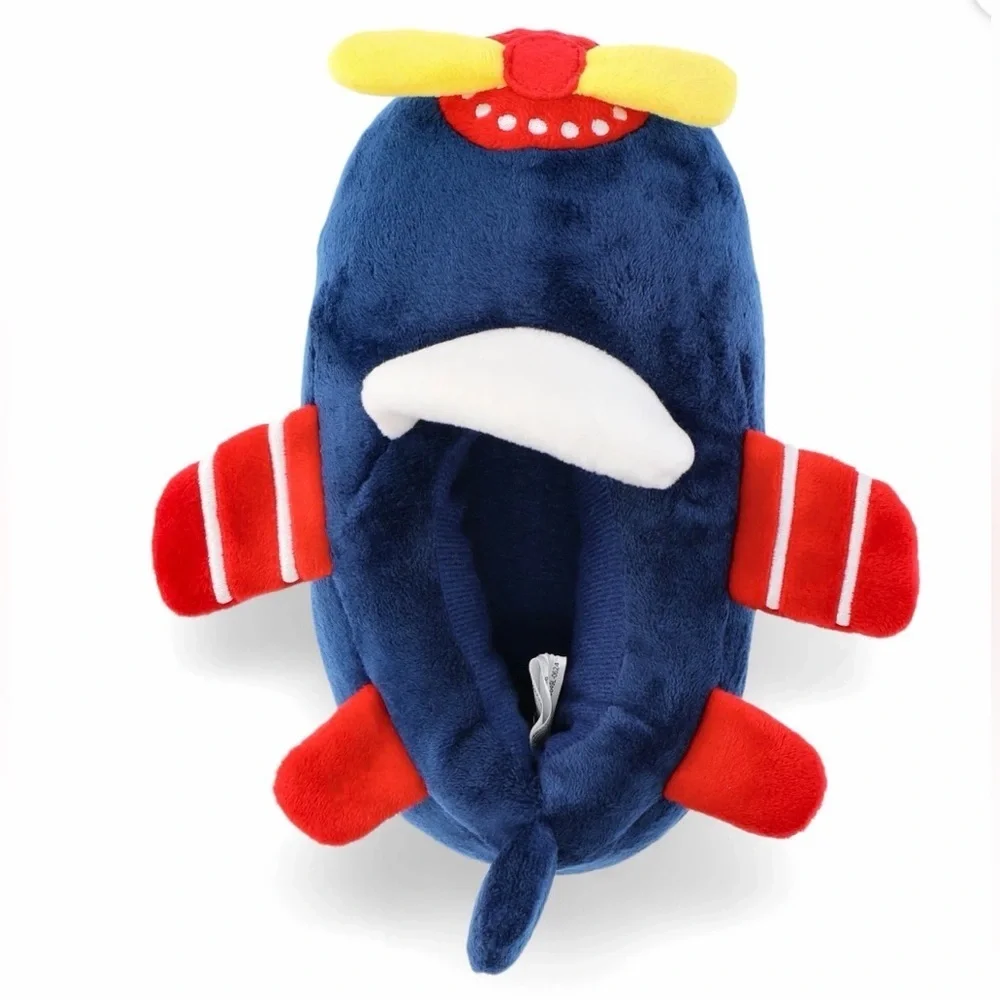 Wonder Nation Toddler Boys’ Airplane Slippers New